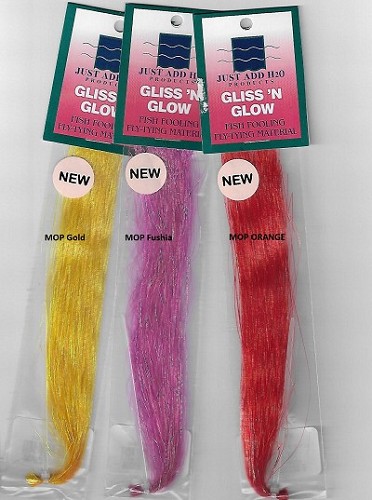 H2O Gliss N Glow Mother Of Pearl (Fuschia) Fly Tying Materials
